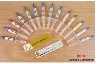 Diamond Compounds (LV040-090, Heavy Concentration) - Diamond Compounds in Syringe Packaging