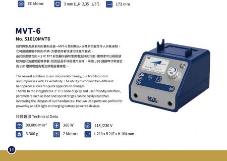 MVT-6 Battery-Powered Electric Grinder - MVT-6 Battery-Powered Electric Grinder