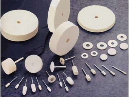 AL Series Cone & Ball Felt Bobs - AL series cone and ball shaped felt bobs for cavity polishing