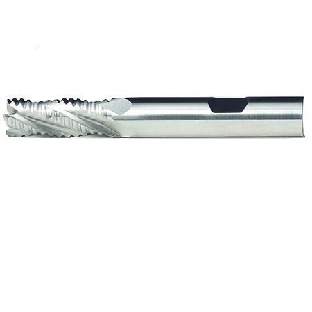 LV 9908WW High-Cobalt Steel Roughing End Mill for Carbon Steel - LV 9908WW High-Cobalt Steel Roughing End Mill with multiple flutes for industrial machining applications on carbon steel.